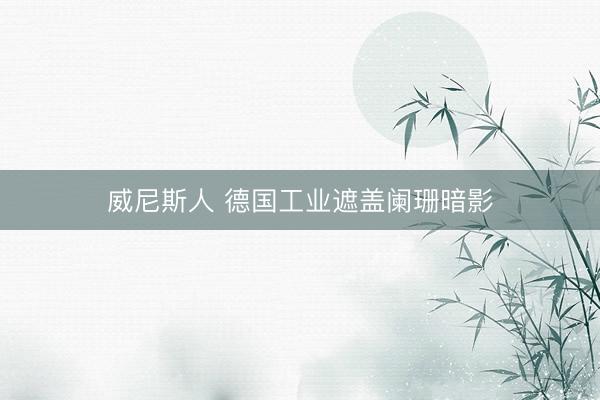 威尼斯人 德国工业遮盖阑珊暗影